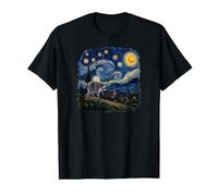 Jimothy Raccoon Starry Night Van Gogh Art Seattle Meme Camiseta gráfica económica