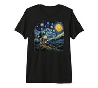 Jimothy Raccoon Starry Night Van Gogh Art Seattle Meme Camiseta Premium