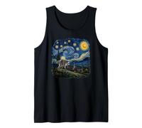 Jimothy Raccoon Starry Night Van Gogh Art Seattle Meme Camiseta sin Mangas