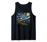 Jimothy Raccoon Starry Night Van Gogh Art Seattle Meme Camiseta sin Mangas