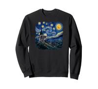 Jimothy Raccoon Starry Night Van Gogh Art Seattle Meme Sudadera
