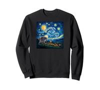 Jimothy Raccoon Starry Night Van Gogh Art Seattle Meme Sudadera