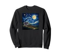 Jimothy Raccoon Starry Night Van Gogh Art Seattle Meme Sudadera