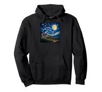 Jimothy Raccoon Starry Night Van Gogh Art Seattle Meme Sudadera con Capucha