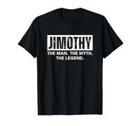 Jimothy Raccoon The Man The Myth The Legend Camiseta gráfica económica, Hombre, Negro, L