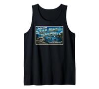 Jimothy San Juan Islands Washington Vintage Postal Camiseta sin Mangas