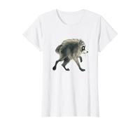 Jimothy The Raccoon Cute Jimothy The Raccoon Camiseta gráfica económica, Mujer, Blanco, XS