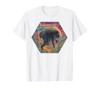 Jimothy The Raccoon In Space Camiseta gráfica económica, Hombre, Blanco, XL