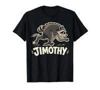 Jimothy The Raccoon Seattle Raccoon Camiseta gráfica económica, Hombre, Negro, L