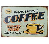 JIMOWANG Señales de metal vintage para café, bares, pubs, tiendas, decoración de pared, divertidos, señales retro, 8 x 12 pulgadas