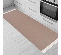 Jimri Fashion4Home Alfombra de Pasillo - Tepiche para salón, Dormitorio, Cocina, habitación de los niños, Cuarto de baño - Alfombras Boho Kelim - Alfombra de Pasillo Beige, tamaño: 60 x 180 cm