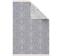 Jimri Fashion4Home Alfombra de Pasillo - Tepiche para salón, Dormitorio, Cocina, habitación de los niños, Cuarto de baño, Alfombra Boho Kelim - Alfombra de Pasillo - Gris Claro - Tamaño: 80 x 150 cm