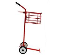 Jimsports Carro PORTAPELOTAS Tenis/Padel 80 Ovillos Softee - Rojo, 80 PLTS, Extra Large