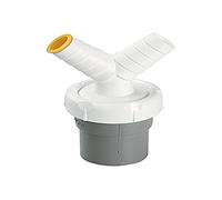 Jimten 022070 - Enlace mixto macho PVC con doble toma auxiliar