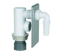 Jimten s-265 - Sifon sencillo empotrar s265 hembra diámetro 40 toma lavabo