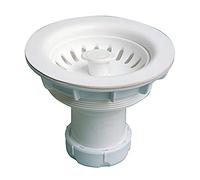 Jimten s-332 - Válvula cesta sintético s332 fregadero blanco diámetro 115