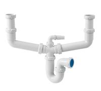 Jimten S-50 - Sifón doble de fregadero