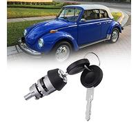 JIMYRA Cilindro de Bloqueo de Llave de Interruptor de Encendido T3 GHIA Bus, for Beetle, Cabrio 1971 113905855B 1H0905855A Cerradura de Puerta Delantera de Coche