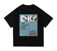 Jin Echo T Shirt Fashion Women's New Album Runseokjin EP Tour T-Shirt Black L