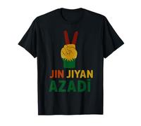 Jin Jiyan Azadi Mujeres Libertad Vida Mujeres Kurdas Lema Camiseta