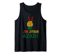 Jin Jiyan Azadi Mujeres Libertad Vida Mujeres Kurdas Lema Camiseta sin Mangas