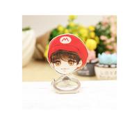 (Jin M)Soporte para teléfono móvil de dibujos animados Bts Jimin Suga anillo para dedo agarre grados 360