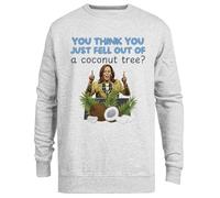 Jinbetee Árbol De Coco De Kamala Harris Jersey con Capucha Gris Sudadera con Capucha Unisex Grey Hooded Jumper Unisex Hoodie