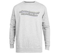 Jinbetee Ask Me About My Hyperfixation Jersey con Capucha Jersey Gris Cuello Redondo Unisex