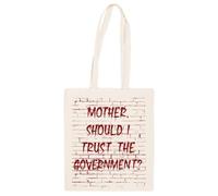 Jinbetee ¿En Qué Madre Debo Confiar? Bolso Totebag Beige Reutilizable Beige Totebag Shopping Bag Reusable