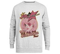 Jinbetee Jem and The Holograms Tour Jersey Gris Cuello Redondo Unisex