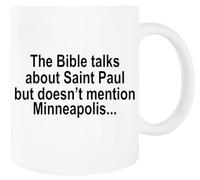 Jinbetee La Biblia Habla Acerca De Taza blanca Taza de cerámica para beber White Mug Ceraminc Drinking Cup
