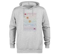 Jinbetee Muchas Tierras Bajo Un Mismo Sol Jersey con Capucha Gris Sudadera con Capucha Unisex