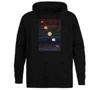 Jinbetee Muchas Tierras Bajo Un Mismo Sol Jersey con Capucha Negro Sudadera con Capucha Unisex