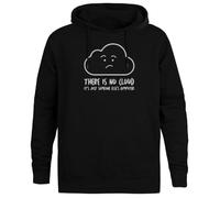 Jinbetee No Hay Nube con Capucha Negro Sudadera con Capucha Unisex Black Hooded Jumper Unisex Hoodie