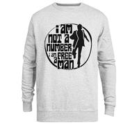 Jinbetee No Soy Un Numero Jersey Gris Cuello Redondo Unisex Grey Crewneck Unisex Jumper