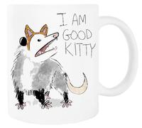Jinbetee Soy Un Buen Diseño De Gatito Taza blanca Taza de cerámica para beber White Mug Ceraminc Drinking Cup