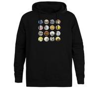 Jinbetee Tiny R.E.M. Sudadera con Capucha Gris Unisex Grey Hooded Jumper Unisex Hoodie