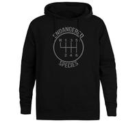 Jinbetee Transmisión Manual con Capucha Negro Sudadera con Capucha Unisex Black Hooded Jumper Unisex Hoodie