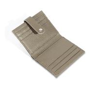 JINBIXIANGDJKS Cartera De Moda Simple con Tarjetero Múltiple, Billetera Plegable con Dos Pliegues, Monedero Corto(Graygreen)