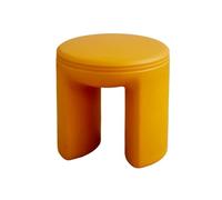 JINBIXIANGDJKS Taburete Bajo De Plástico Sencillo For Sala De Estar, Taburete For Cambiar Zapatos En Casa O For El Tiempo Libre.(Turmeric)