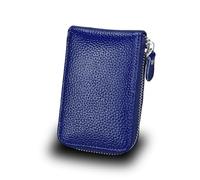 JINBIXIANGDJKS Tarjetero Multifuncional De Moda con Cremallera Y Diseño De Acordeón, Tarjetero For Múltiples Tarjetas, Tarjetero For Tarjetas De Crédito, Monedero.(Royalblue)