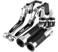 JINCANXIANG para Hon&da SH125 SH125i SH 125 125i 2008-2023 2022 2021 2018 2017 Palancas De Embrague De Freno Ajustables para Motocicletas, Extremos De(Silver 1)