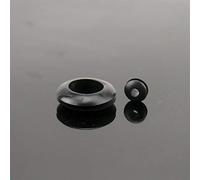 Jinchao-Arandela de Sellado de Junta tórica 100 unids Cableado Orezos Anillo Cable Bobina de Doble Cara Anillo de Junta tórica Ring 3mm-10mm, Orezos Blakc Blanco Caucho, Caucho