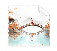 Jincheng Otoño estilo chino flores gafas paño de limpieza paño limpiador de regalo teléfono Protector de 5 unidades