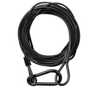 jindaaudio Cable de seguridad para iluminación (paquete de 1), cable de seguridad para iluminación de escenario con capacidad de carga de 25kg (diámetro 3mm/0,12in, longitud 500cm/196,85in)