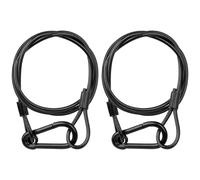 jindaaudio Cable de seguridad para iluminación (paquete de 2), cable de seguridad para iluminación de escenario con capacidad de carga de25 kg (diámetro 3mm/0,12in, longitud 100cm/39,37in)