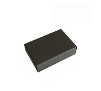 JINDIZH 10/10/10/5 0pcs / Lot Craft Kraft Paper Box Packaging Fiesta de boda Pequeño regalo Candy Favor Paquete Cajas de Evento Favor Supplies(Black,20PCS_11.5X7X3.5CM)