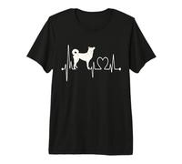 Jindo Dog Heartbeat ECG My Dogs Are My Cardio Pet Lovers Camiseta Premium