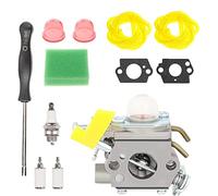 Jinerdony Carburador C1U-H60 para Homelite Ryobi RY28100 RY28120 RY28121 RY28140 RY28141 RY28160 RY28161 25cc 26cc 30cc Trimmer con kit de filtro de aire AC04122