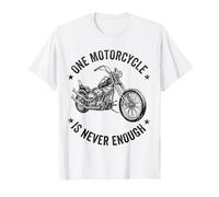 Jinete de Motocicleta Una Motocicleta Nunca es Suficiente Camiseta